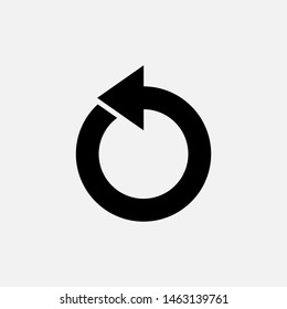 Undo Icon. Back or Return Illustration As A Simple Vector Sign & Trendy Symbol for Design,  Websites, Presentation or Mobile Application. 