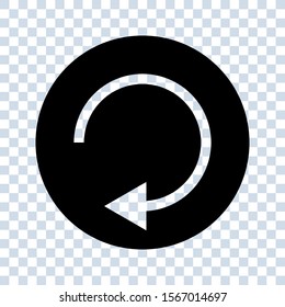 Undo Icon. Back or Return Illustration As A Simple Vector Sign.