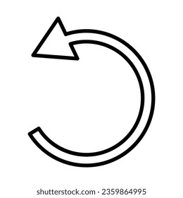 Undo icon design for personal commercial use