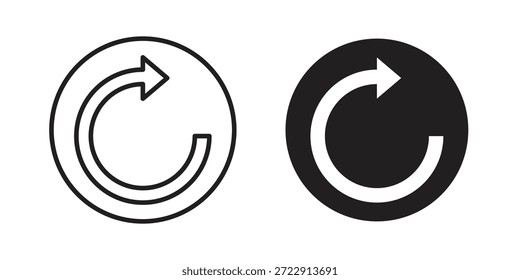Deshacer icono diseña la colección para el móvil, UI, Web.