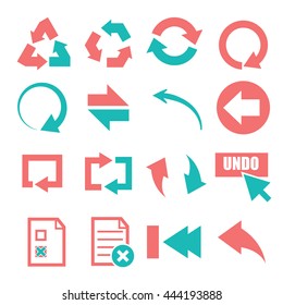 undo icon set