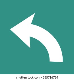 Undo Icon sign Illustration
