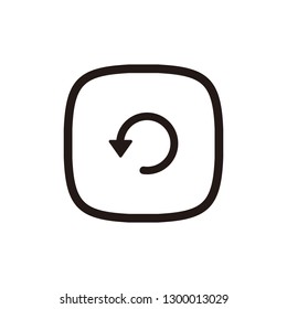 Undo icon sign symbol