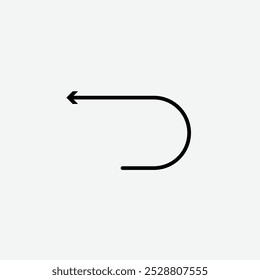 Undo icon in tree different line stroke sizes.