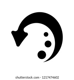 Undo icon. Trendy Undo logo concept on white background from User Interface and Web Navigation collection. Suitable for use on web apps, mobile apps and print media.