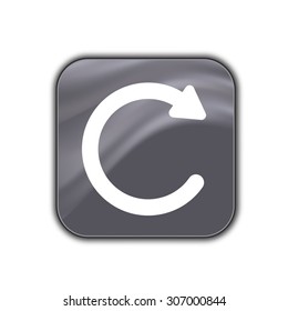 undo icon - vector button