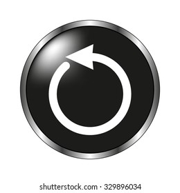 undo icon - vector button