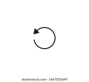 undo icon. vector design element logo template