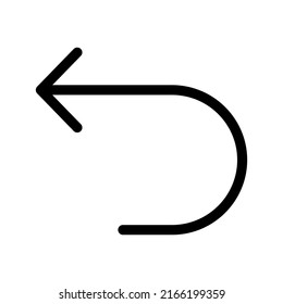 Undo Icon Vector Symbol Design Illustration