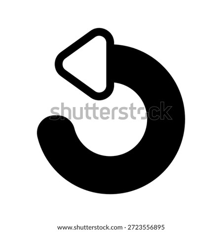 Undo Icon Vector Symbol Design Illustration