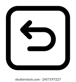 Undo icon for web, app, infographic, etc