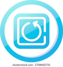 Undo Line vector Icon Design