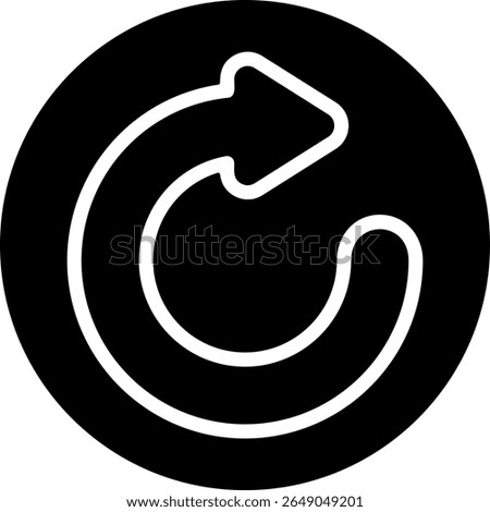 Undo Modern Black Icon Design