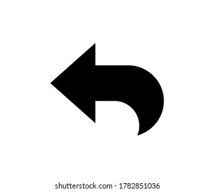 undo or redo icon and symbol vector isolated