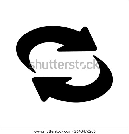 Undo and redo vector icons with simple design. Back and next icons