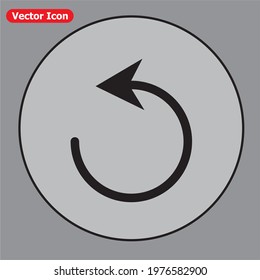 Undo and Reload Icon Symbol. eps 10