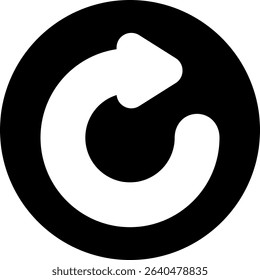 Undo Semi Solid Icon Design