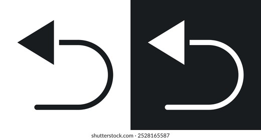 Undo solid vector icon pack