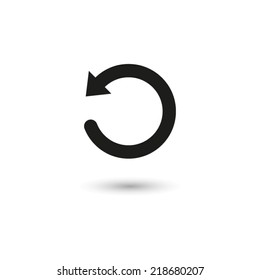 undo symbol - vector icon