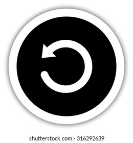 undo symbol - vector icon