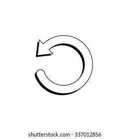 undo symbol - vector icon