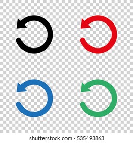 undo symbol  - vector icon