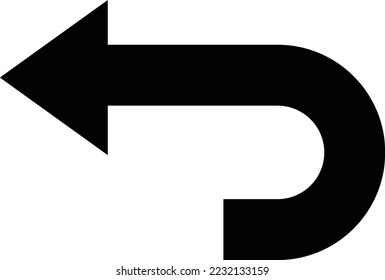 Undo Vector Icon Design Illustration