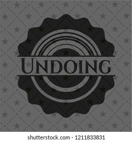 Undoing dark icon or emblem