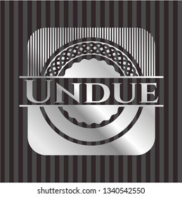 Undue silver badge or emblem