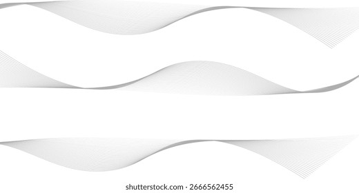 Undulate gray wave swirl. frequency soundwave beckground