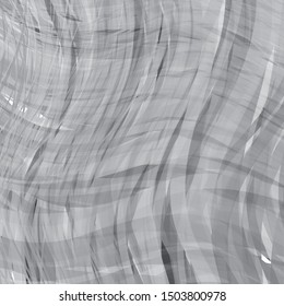 Undulating, intertwined wavy pattern in gray scale, filling all spaces
