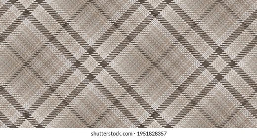 undyed natural linen beige brown colors checkered diagonal fabric repeatable texture for gingham, plaid, tablecloths, shirts, tartan, clothes, dresses, bedding, blankets