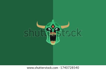 Undying hero dota2. wallpaper. background. vector