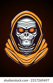Unearth the chilling secrets of the ancient with a creepy mummy illustration. Unleash the horror and mystery in your designs