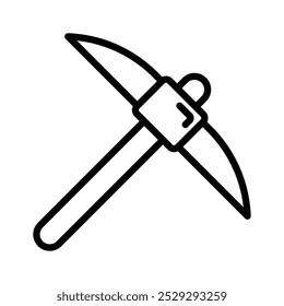 Unearth creativity with our Mining Pickaxe Vector Icon