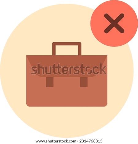 Unemployed icon vector image. Suitable for mobile application web application and print media.