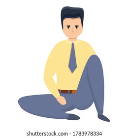 Unemployed Man Icon Cartoon Unemployed Man Stock Vector (Royalty Free ...