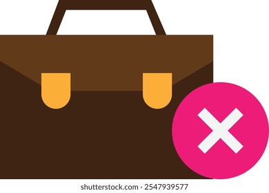 Unemployment Cash Chracter Icon Vector Flat Illustration