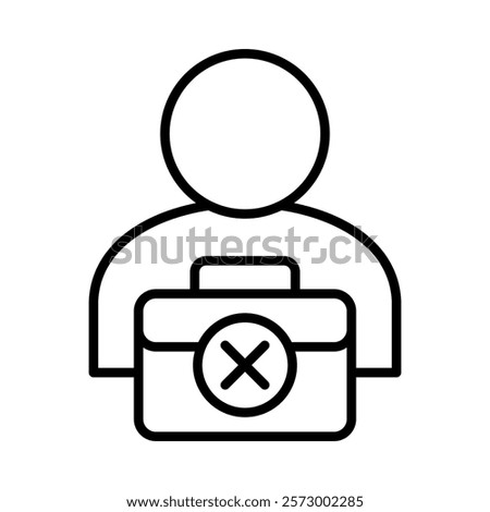 Unemployment Icon Element For Design