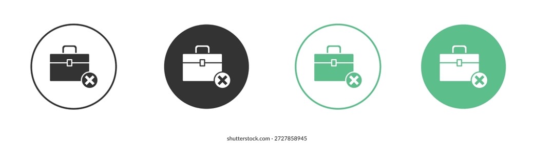 Unemployment icon in solid style can be used for web, mobile, ui