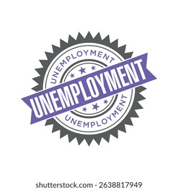 Unemployment Letter Rubber Stamp Template Design