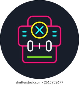 Unemployment Line Multi Colour Circle