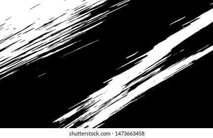 Uneven black and white texture vector. Distressed overlay texture. Grunge background. Abstract textured effect. Vector Illustration. Black isolated on white background. EPS10.
