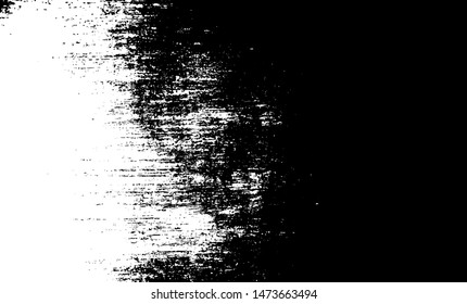 Uneven black and white texture vector. Distressed overlay texture. Grunge background. Abstract textured effect. Vector Illustration. Black isolated on white background. EPS10.