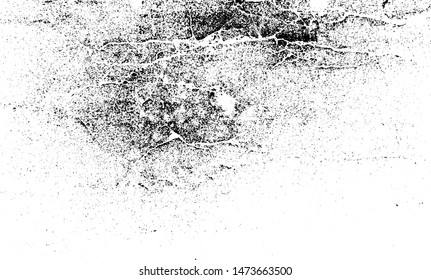 Uneven black and white texture vector. Distressed overlay texture. Grunge background. Abstract textured effect. Vector Illustration. Black isolated on white background. EPS10.