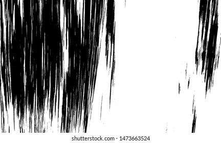 Uneven black and white texture vector. Distressed overlay texture. Grunge background. Abstract textured effect. Vector Illustration. Black isolated on white background. EPS10.