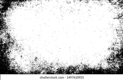 Uneven black and white texture vector. Distressed overlay texture. Grunge background. Abstract textured effect. Vector Illustration. Black isolated on white background. EPS10.