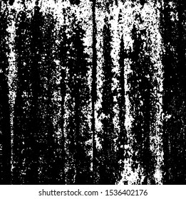 Uneven black and white texture vector. Distressed overlay texture. Grunge background. Abstract textured effect. Vector Illustration. Black isolated on white background. EPS10.
