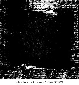 Uneven black and white texture vector. Distressed overlay texture. Grunge background. Abstract textured effect. Vector Illustration. Black isolated on white background. EPS10.