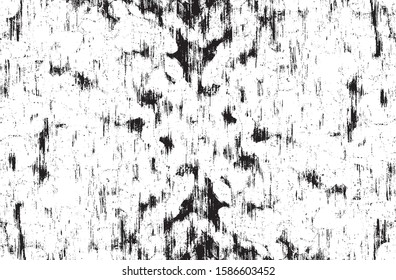 Uneven black and white texture vector. Distressed overlay texture. Grunge background. Abstract textured effect. Vector Illustration. Black isolated on white background. EPS10.
